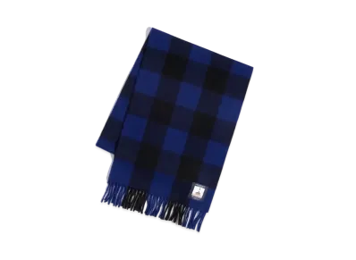 Noah Cashmere Scarf "Blue Check"