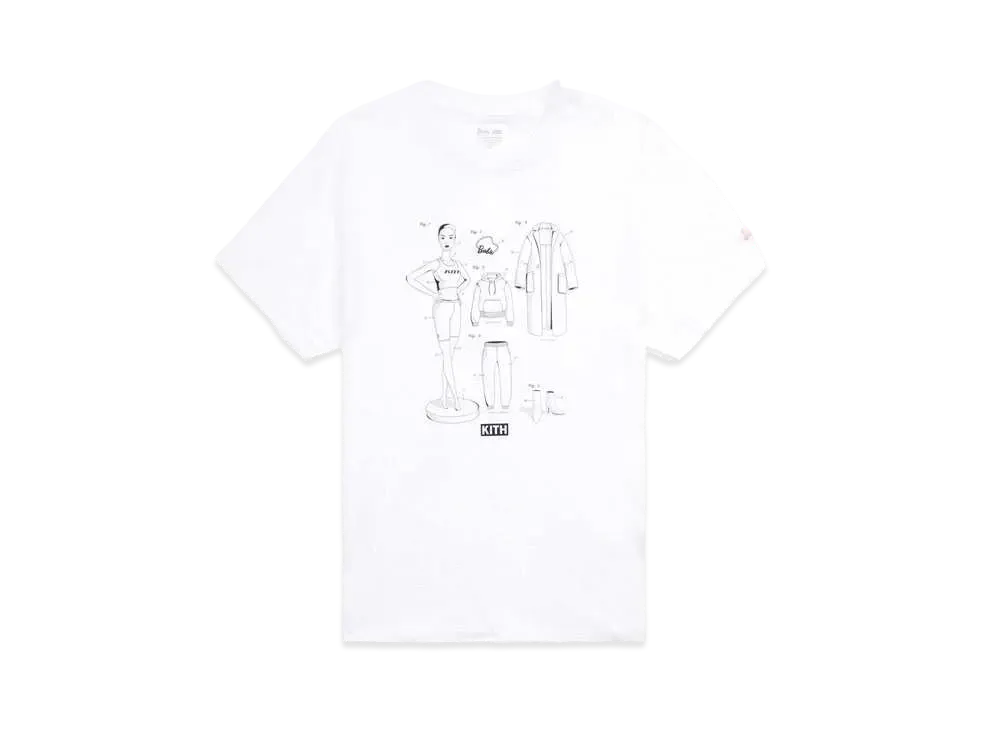 Kith Women for Barbie Mott Tee "White"