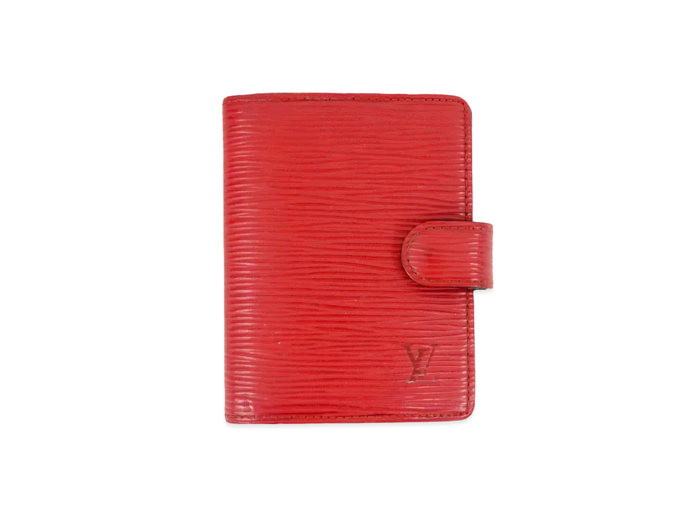Louis Vuitton Epi Agenda Mini "Castilian Red"