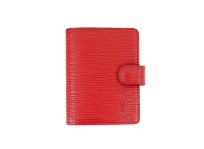 Louis Vuitton Epi Agenda Mini "Castilian Red"
