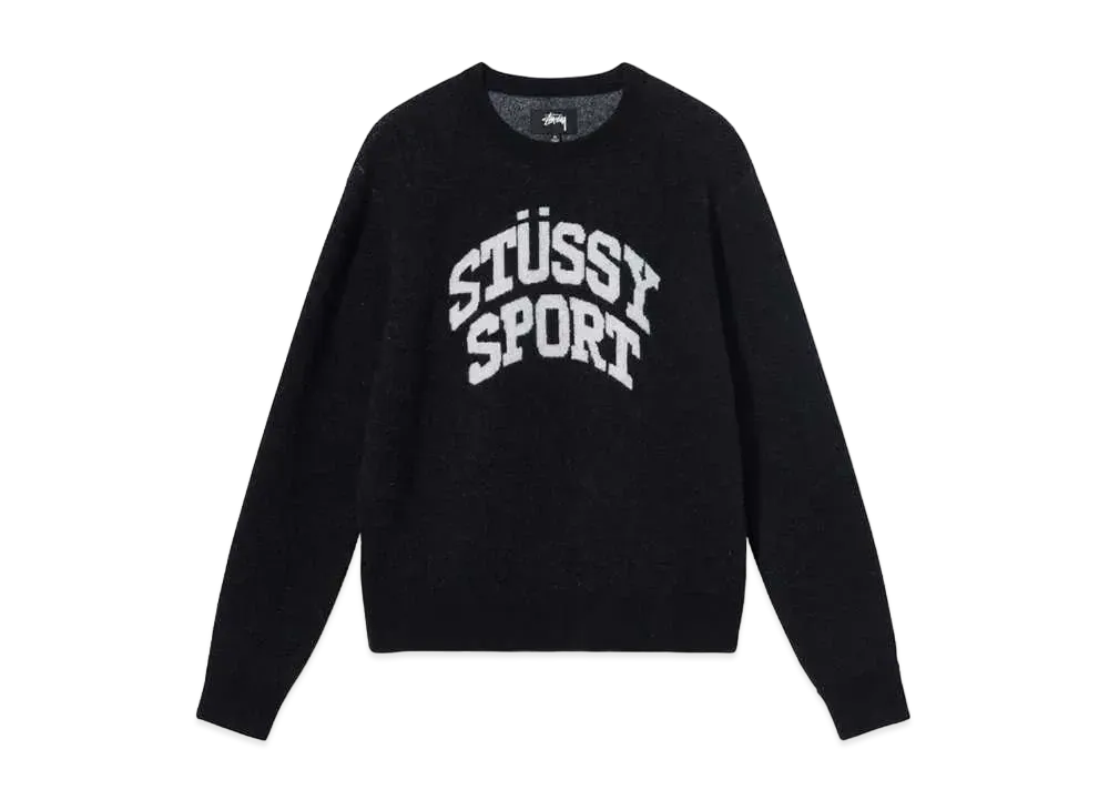 Stussy SPORT SWEATER "Black"