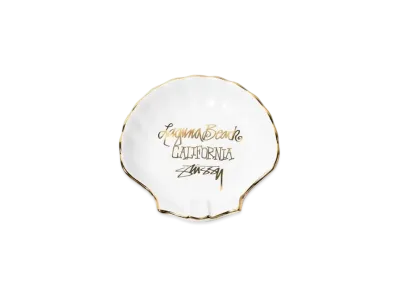 Stussy CERAMIC SEASHELL ASHTRAY "White"