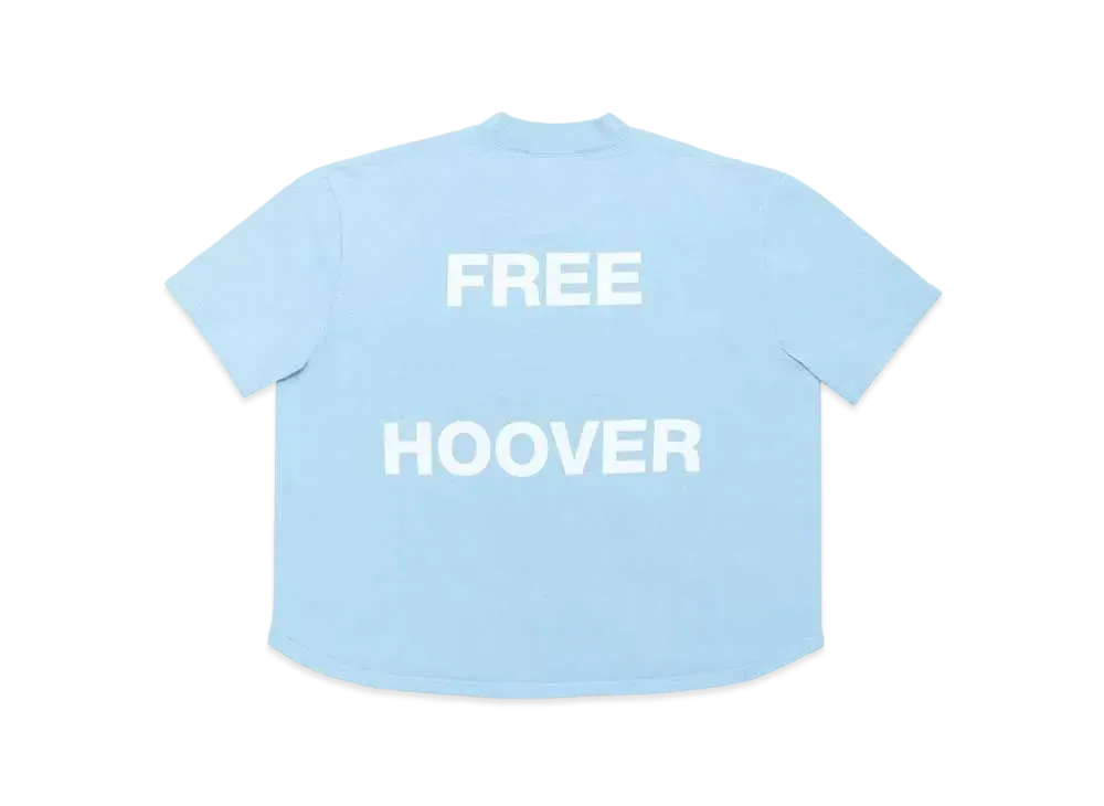 Balenciaga Ye × DRAKE FREE HOOVER BASEBALL TEE "Blue"