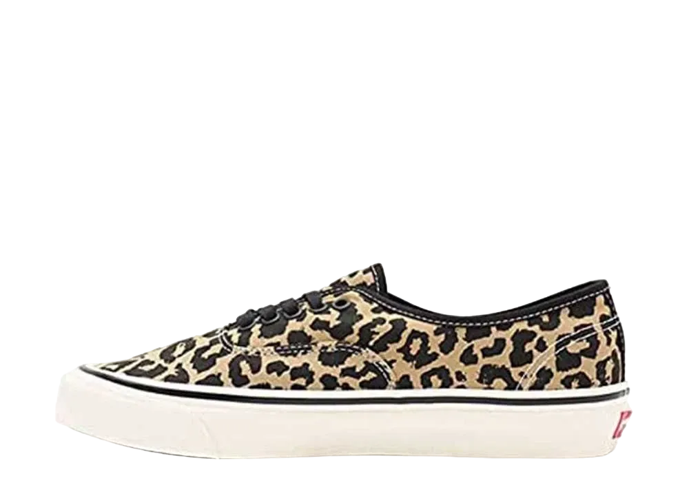 Vans Authentic 44 DX Anaheim Factory "Black Tan Leopard"