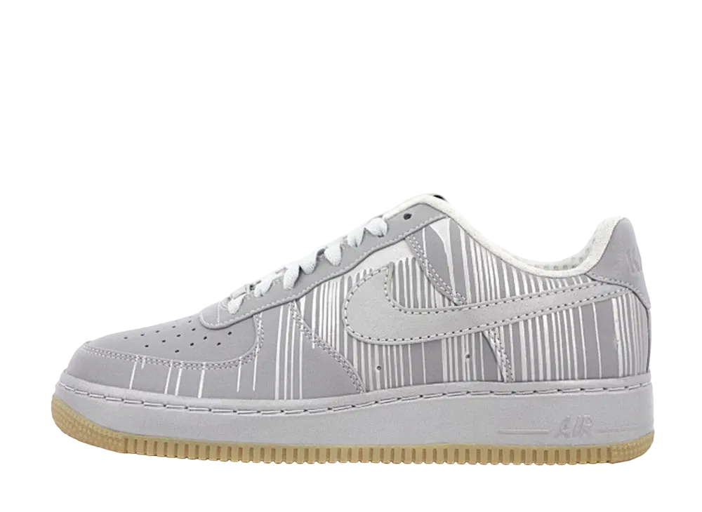 Nike Air Force 1 Low Supreme "クリンク" Metallic Silver/Gum Light