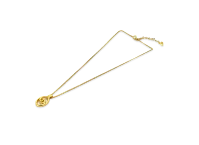 Dior CD Logo Necklace "Gold"