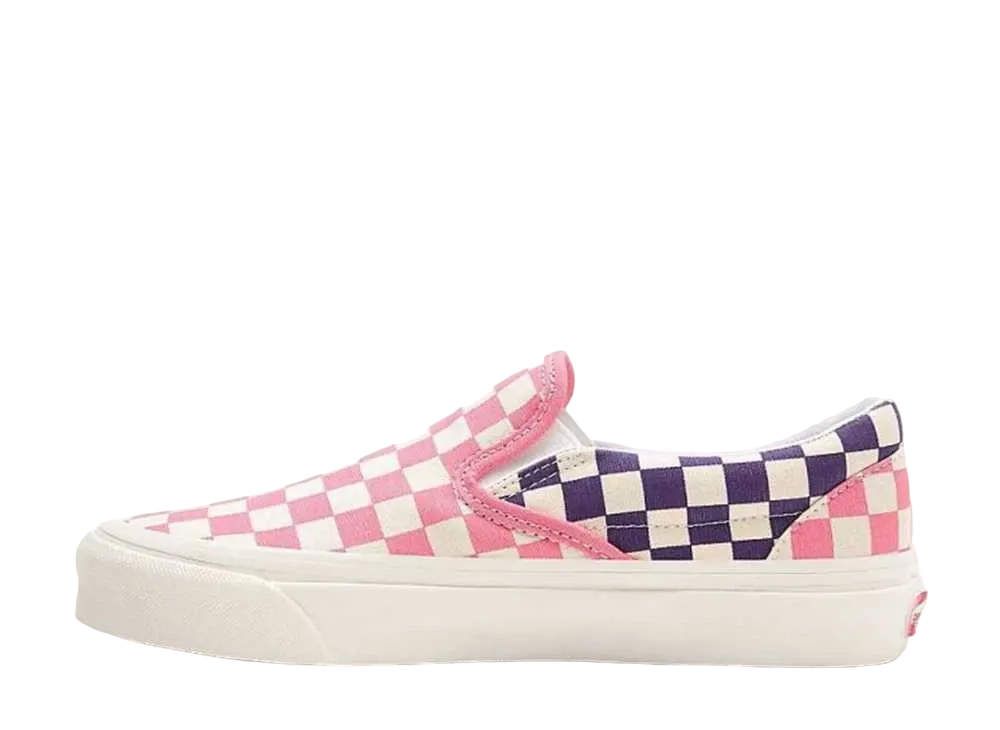Vans Classic Slip-on 98 DX Anaheim Factory "Lightpink Purple Checker"