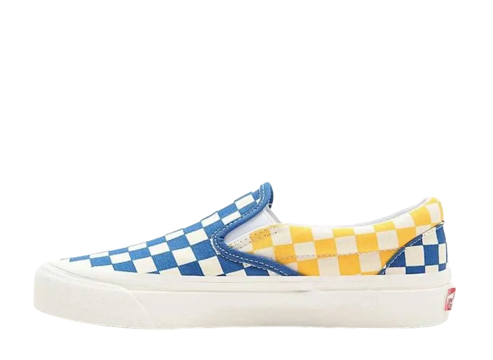 バンズ クラシック スリッポン 98 DX アナハイム ファクトリー "ブルー イエロー"
