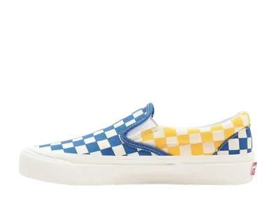 Vans Classic Slip-on 98 DX Anaheim Factory "Blue Yellow"