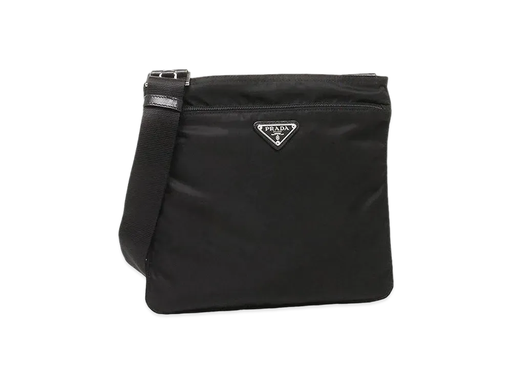 プラダ ナイロン ショルダーバッグ "ブラック" 1BH978