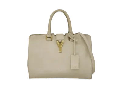 Saint Laurent Petit Cabas 2WAY Bag "Ivory"