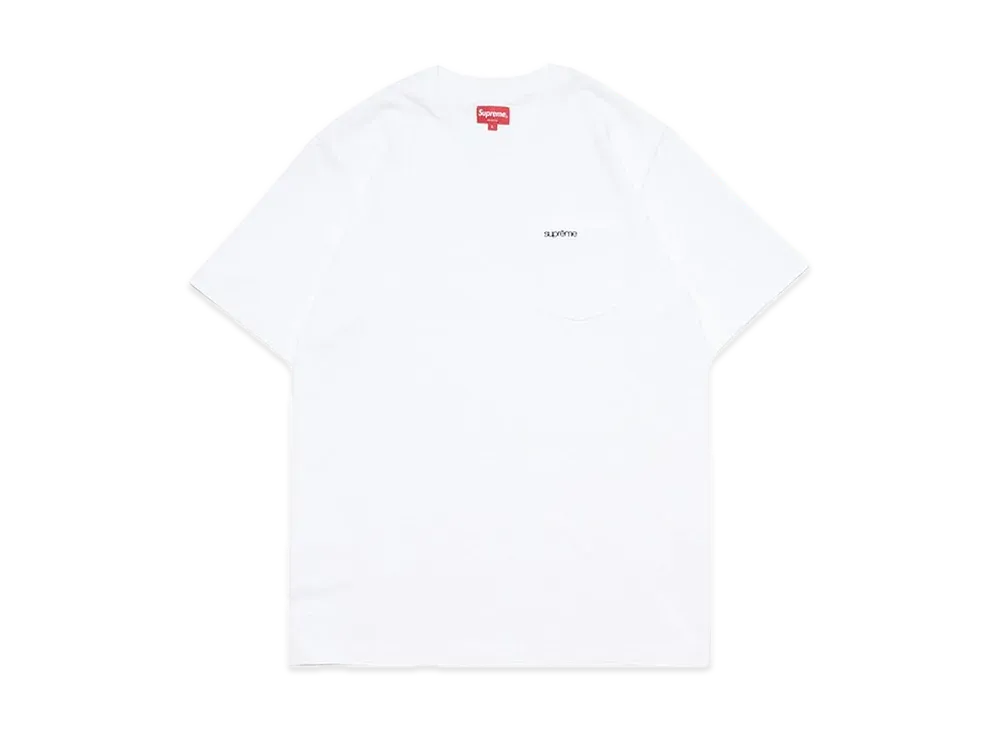 Supreme S/S Pocket Tee "White"(21FW)
