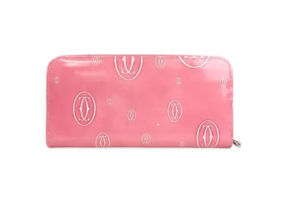 Cartier Happy Birthday Zippy Wallet "Pink"