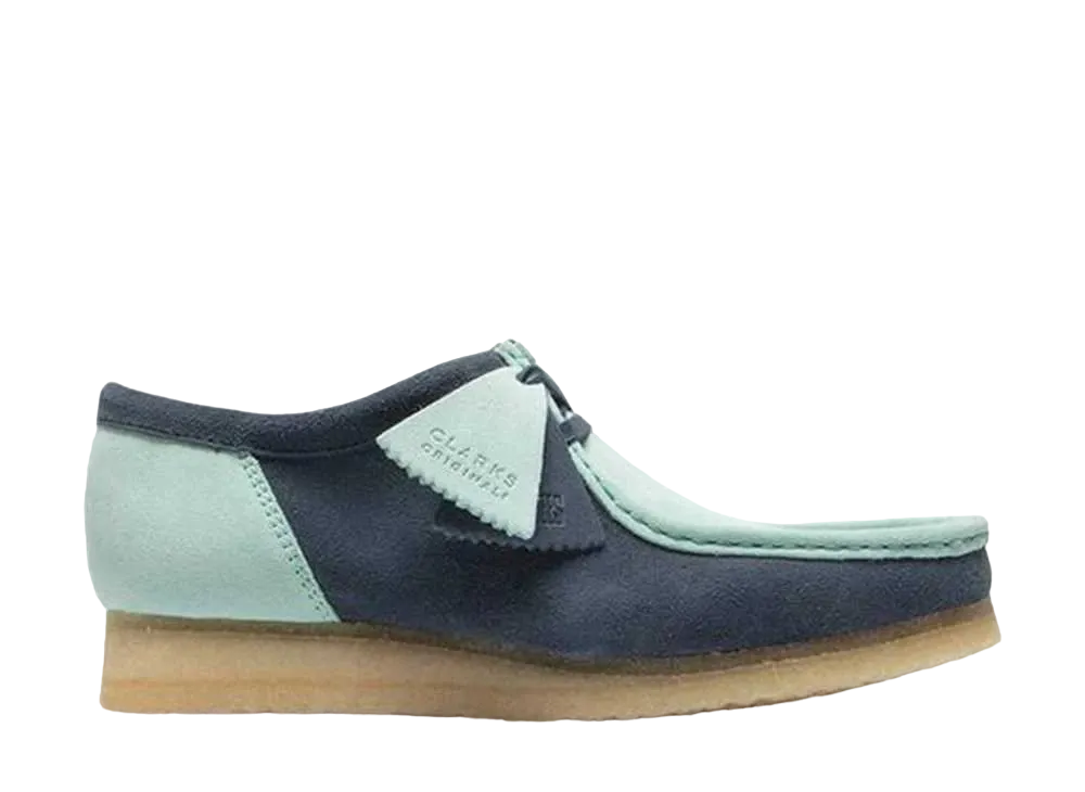 Claks Wallabee "Blue/Green"