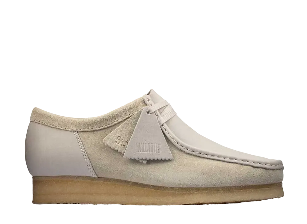 Clarks Wallabee "White Combi"