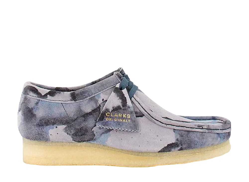 Claks Wallabee "Blue Camouflage"