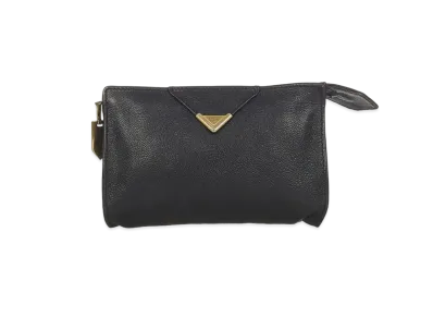 Saint Laurent Leather Pouch "Black"