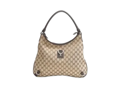 GUCCI GG Canvas Abbey Shoulder Bag