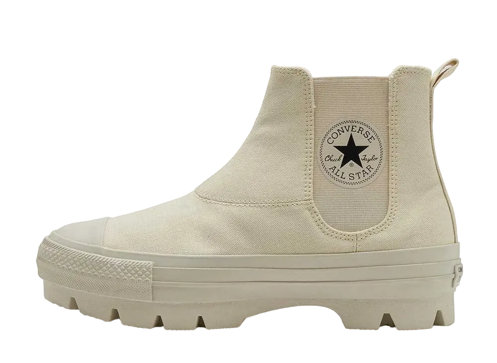 コンバース オールスター 100 サイドゴア チャンク ハイ "ベージュ"