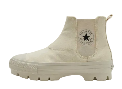 Converse All Star 100 Side Gore Chunk High "Beige"
