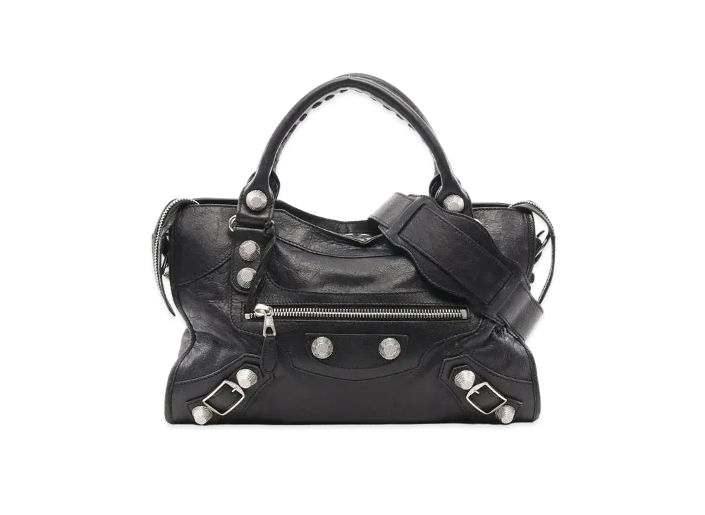 BALENCIAGA The Giant City Handle Bag "Black"