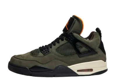 UNDEFEATED × Nike Air Jordan 4 RETRO "Olive Oiled/Suede-Flight Satin"