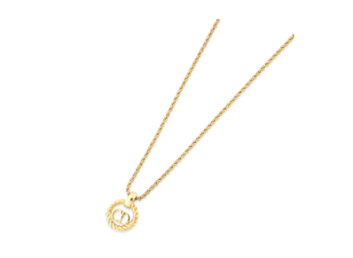 Dior Logo Necklace "Gold"