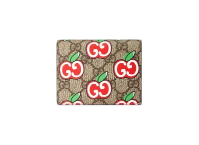 GUCCI GG Apple Compact Mini Wallet
