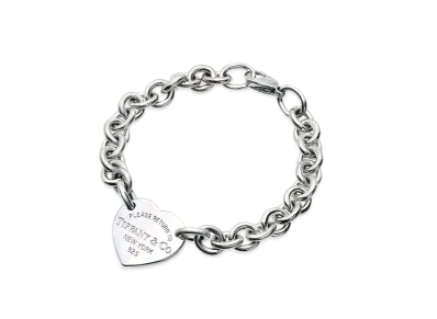 Tiffany & Co Return to Heart Tag Bracelet "Silver"