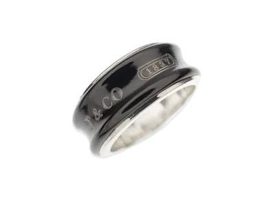 Tiffany & Co 1837 Titanium Black Ring