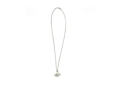 Tiffany & Co Atlas Cube Necklace "Silver"