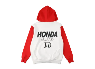 WIND AND SEA x HONDA -SEA- HOODIE "White Red"