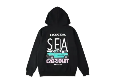 WIND AND SEA x HONDA -CITY CABRIOLET- HOODIE / "Black"
