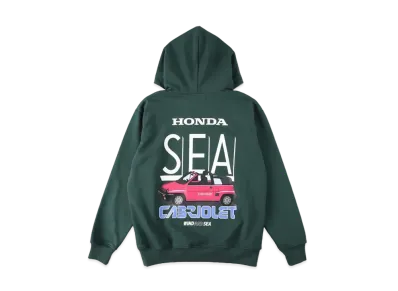 WIND AND SEA x HONDA -CITY CABRIOLET- HOODIE / "Green"