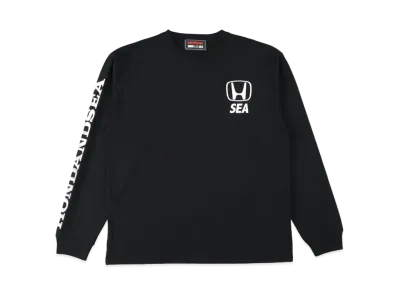 WIND AND SEA x HONDA -SEA- L/S T-SHIRT "Black"