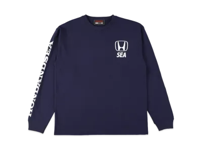 WIND AND SEA x HONDA -SEA- L/S T-SHIRT "Navy"