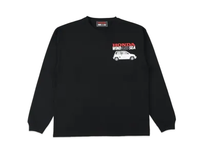 WIND AND SEA x HONDA -CITY TURBO II- L/S T-SHIRT "Black"