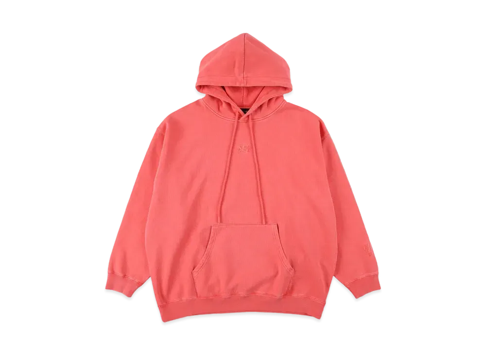 WIND AND SEA SEA (PIGMENT-DYE) HOODIE "Red"