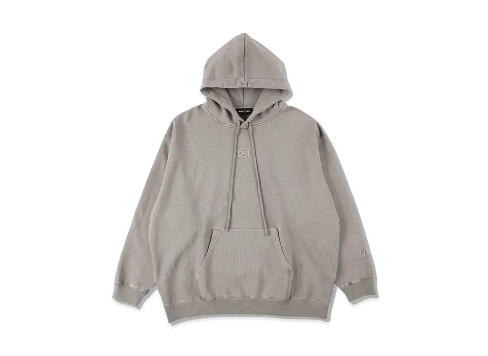 WIND AND SEA SEA (PIGMENT-DYE) HOODIE "Charcoal"