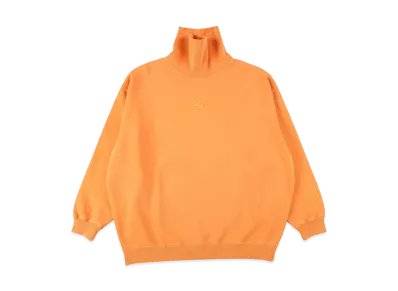 WIND AND SEA SEA (PIGMENT-DYE) TURTLE NECK SWEAT SHIRT "Orange"