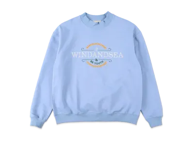 WIND AND SEA (BE YOUTH TOWN) CREW NECK "L.Blue"