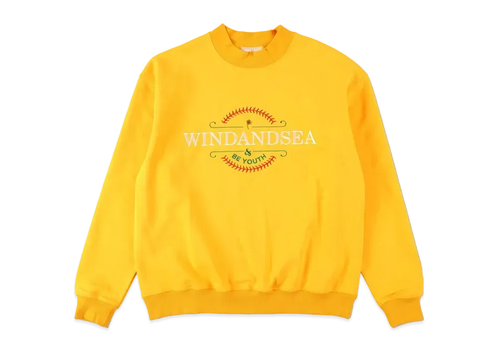 WIND AND SEA (BE YOUTH TOWN) CREW NECK "Orange"