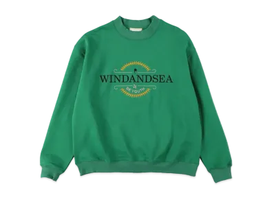 WIND AND SEA (BE YOUTH TOWN) CREW NECK "Green"