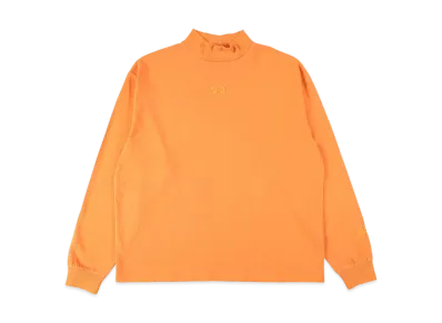 WIND AND SEA SEA (PIGMENT-DYE) L/S MOCKNECK T-SHIRT "Orange"