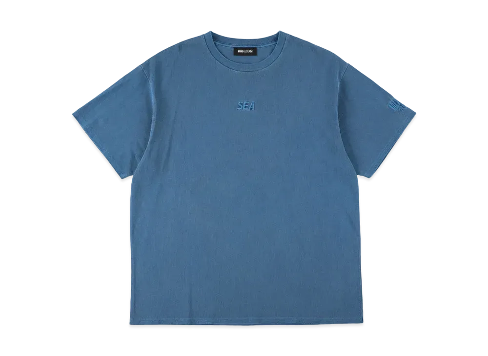 WIND AND SEA SEA (PIGMENT-DYE) S/S T-SHIRT "D.Blue"