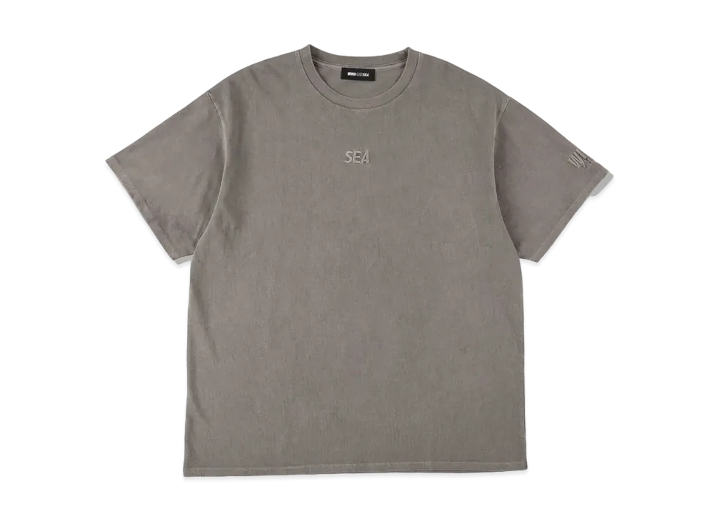 WIND AND SEA SEA (PIGMENT-DYE) S/S T-SHIRT "Charcoal"