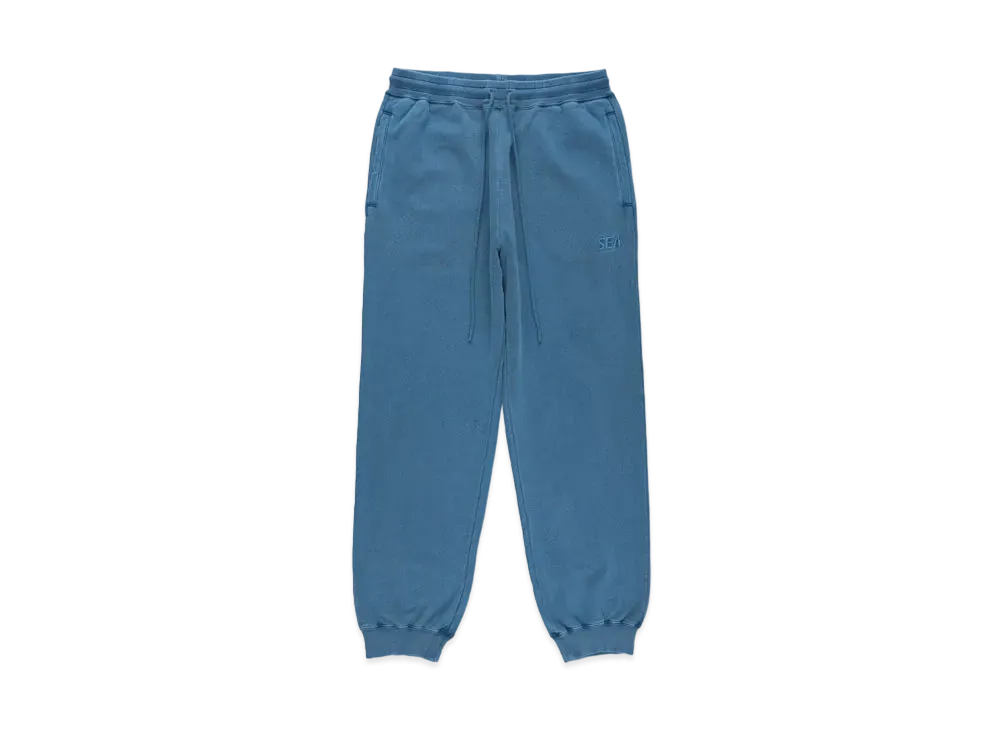 WIND AND SEA SEA (PIGMENT-DYE) SWEAT PANTS "D.Blue"