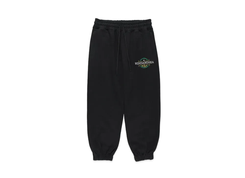 WIND AND SEA WDS (BE YOUTH TOWN) SWEAT PANTS "Black"
