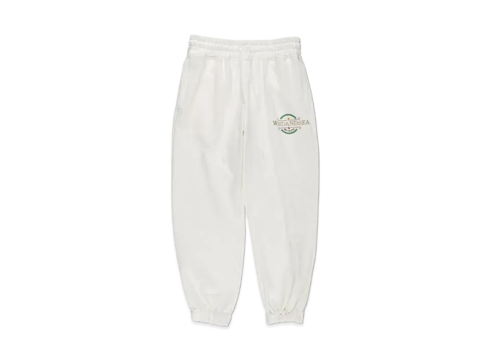 WIND AND SEA WDS (BE YOUTH TOWN) SWEAT PANTS "White"