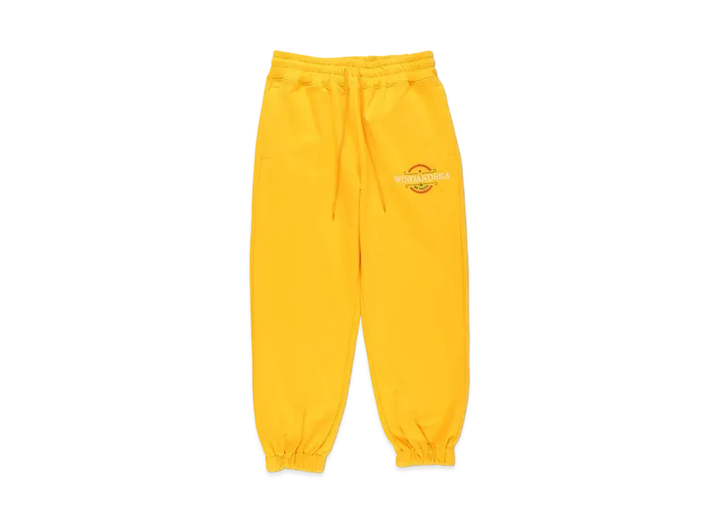 WIND AND SEA WDS (BE YOUTH TOWN) SWEAT PANTS "Orange"
